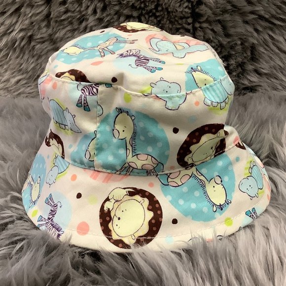 Snug As A Bug | Infant's Baby Animals Sun Hat | 0-3 Moths - Picture 3 of 4